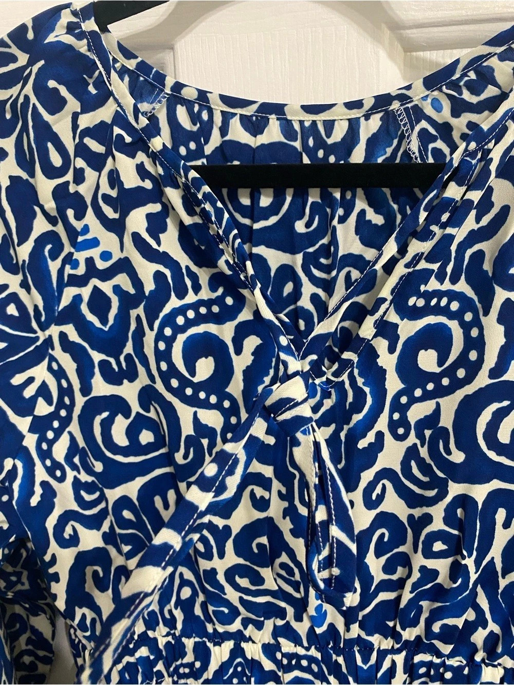 Abstract Print Mini Dress Size Small - Picture 8 of 9